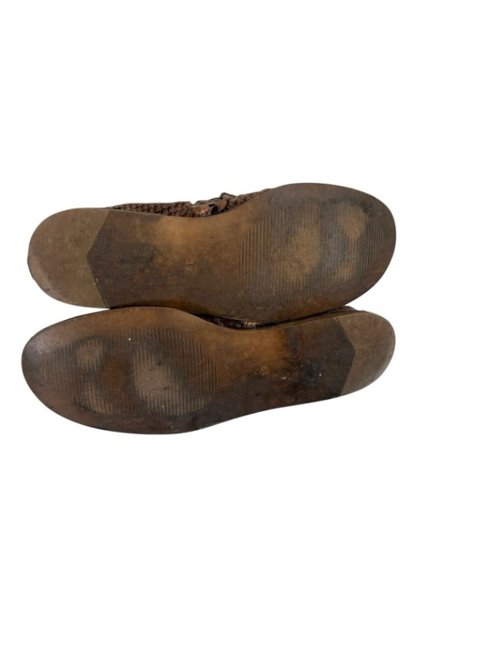 Anthropologie Pilcro snake print flats sz 39/9 - Picture 7 of 7
